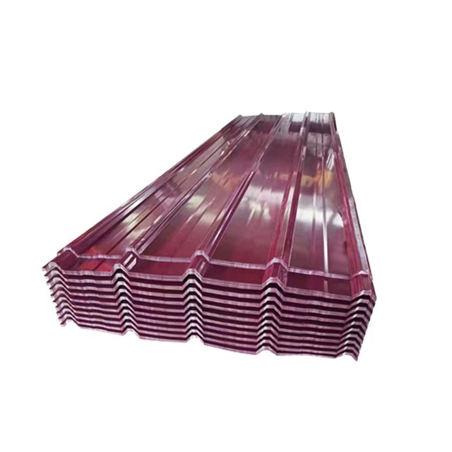 Gi PPGI Steel Price Corrugated Roofing Plate Sheet Anti-corrosion Galvanized Zinc RAL Color Coated Color Corrugated Plate