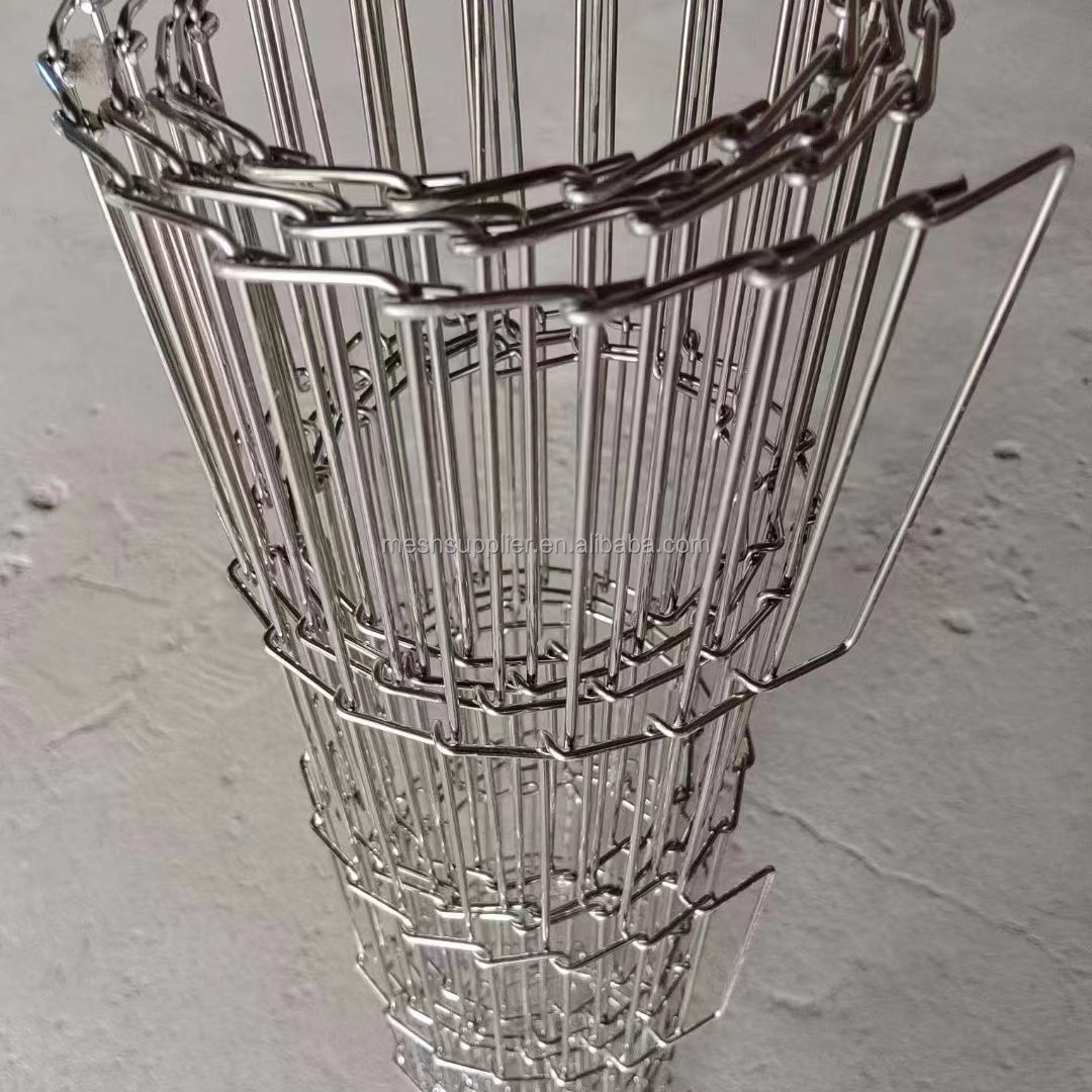 Ladder Stainless Steel Wire Mesh Belt For Conveyor Malaysia