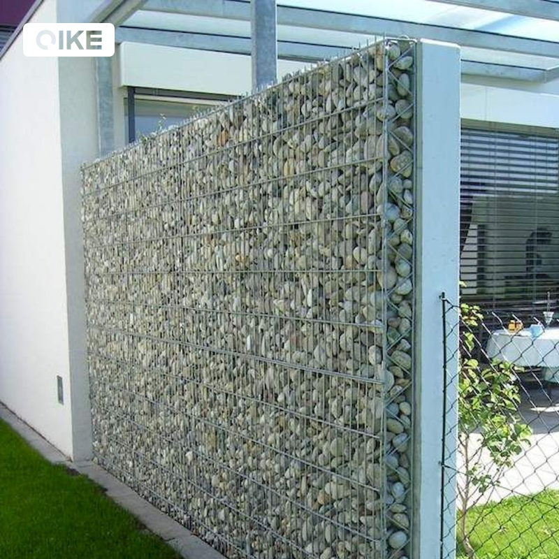 New type welded gabion fence iron wire mesh for stones 1x1x2 wall construction stainless steel gabion planter box landscaping