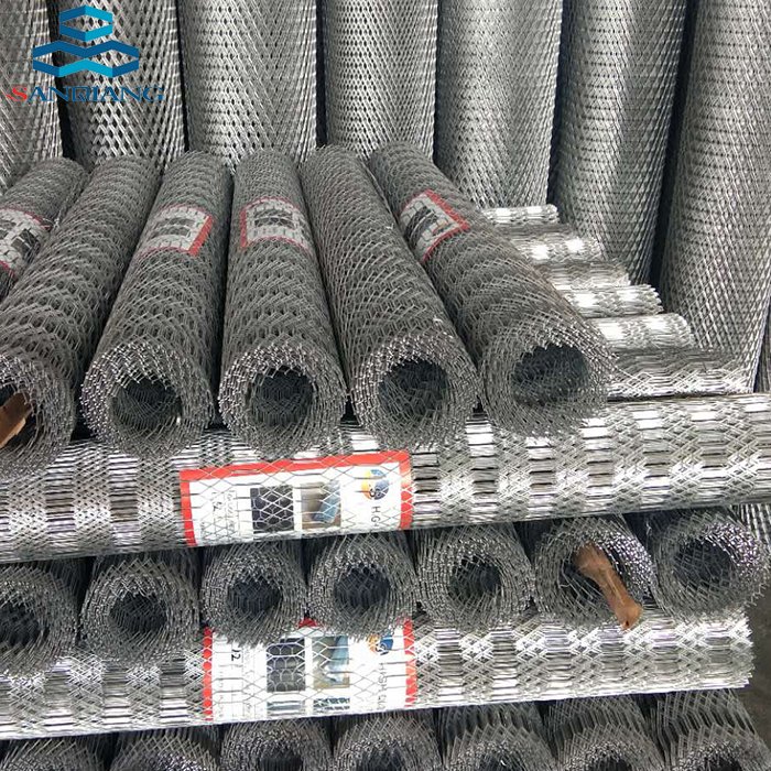 High quality expanded Metal professional Stretch powder coated expanded Metal Mesh