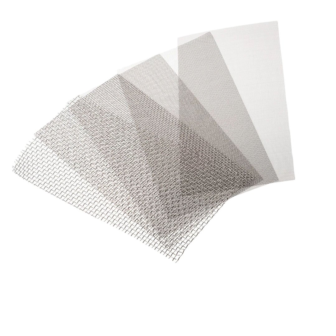SS304 304L 316 316L Stainless Steel Woven Filter Mesh Screen Filtering Plain Weave Metal Square Mesh