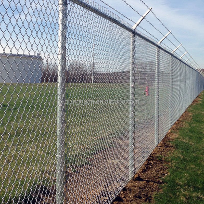 2m X 15m Per Roll Mesh Chain Link Wire Fence Diamond Wire Mesh Fence Cyclone Wire