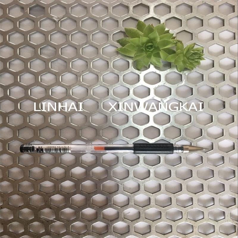 cross hole decorative perforated sheet sieve