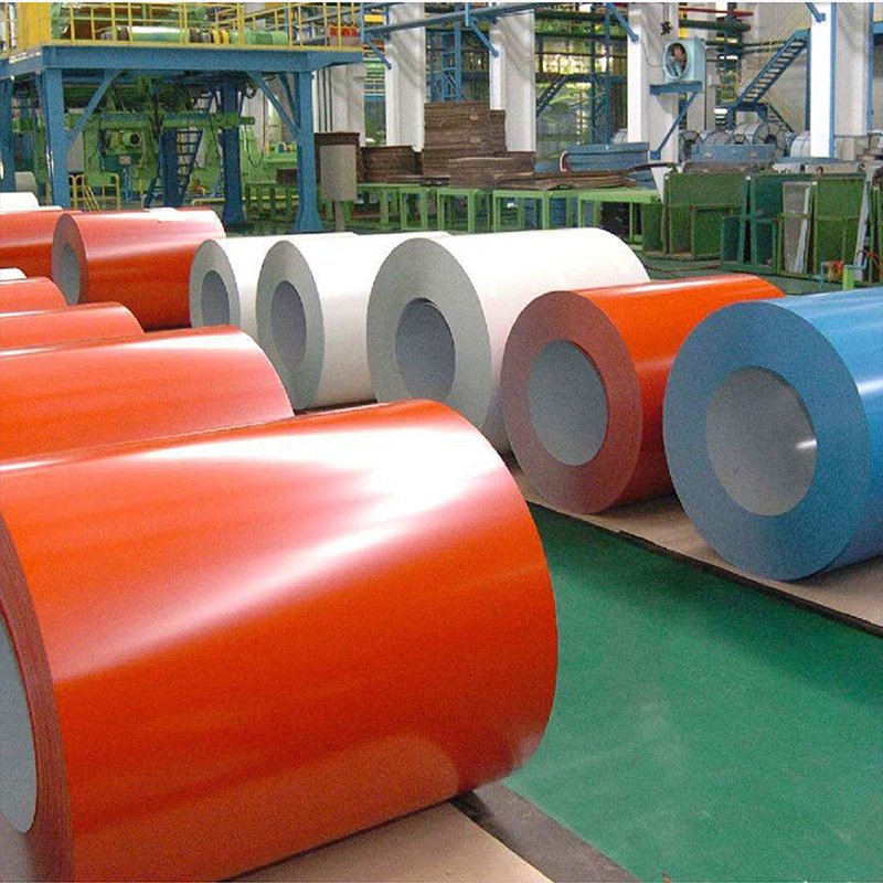 Color Coated Plate Product Prepainted Galvanized/Galvalume Steel Coils PPGL RAL 1013 PPGI Steel Coil for Roofing Sheet