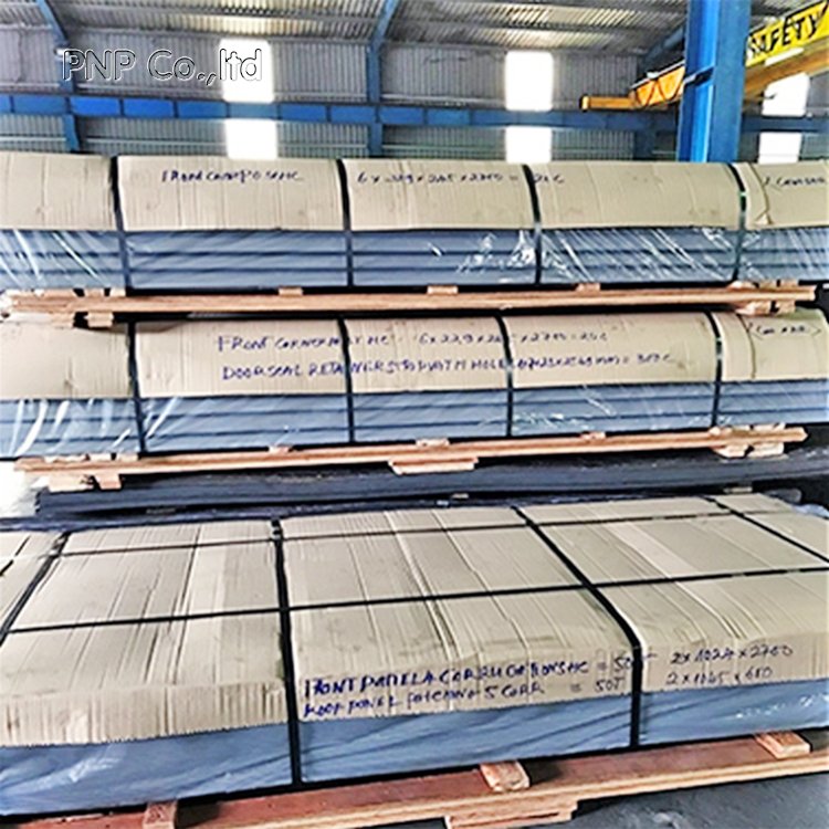 VN Factory directly SPA-H steel 5 corrugated galvanized face container roof panel with size 2x1045x2356mm