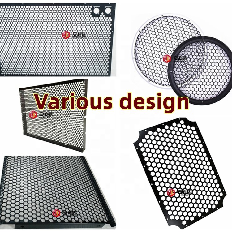 High Quality Customized 1.5mm 2.0mm Honeycomb Metal Speaker Grill Cover Mesh Nets