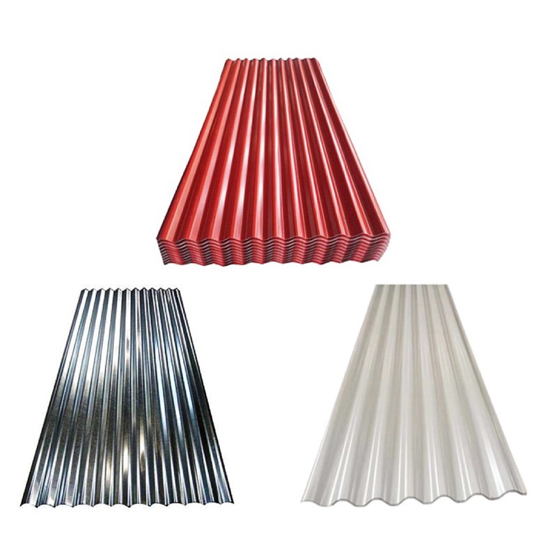 G550 Galvanized Corrugated Steel Iron Metal Sheet for Zinc Roofing Tile Zinc Plate Galvanized Roof Panels