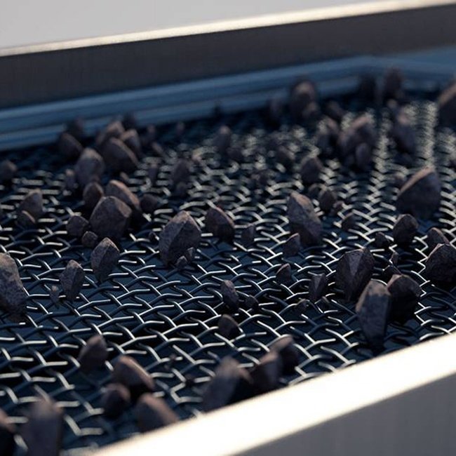 Wholesale High Manganese 65Mn Steel Wire Mining Sieve Mesh Vibrating Screen Mesh For Stone And Quarry Crusher