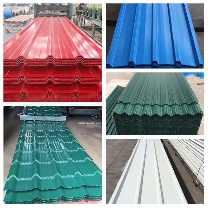 Roofing Sheet Galvanized Corrugated Steel 0.16mm Colorful Corrugated Steel Roofing Sheet