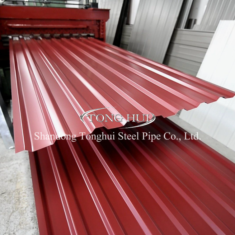 Roofing Sheet Galvanized Corrugated Steel 0.16mm Colorful Corrugated Steel Roofing Sheet