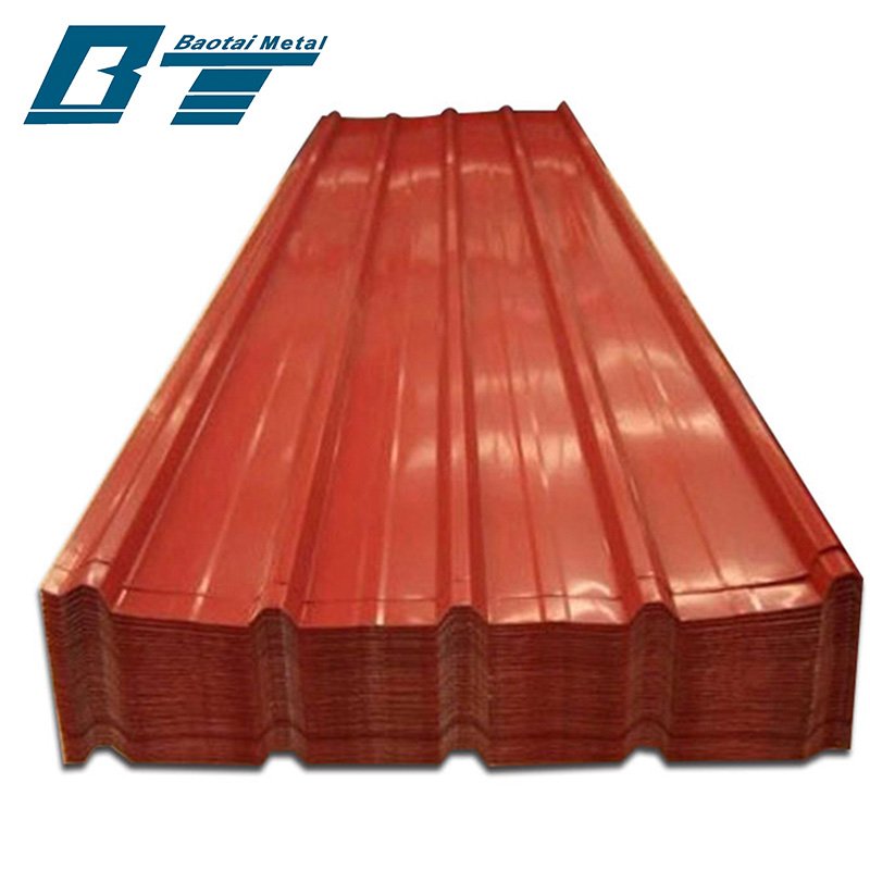 China Hot Sale Galvanized Corrugated Steel Iron Roofing Tile Sheets steel galvanized metal roofing sheet