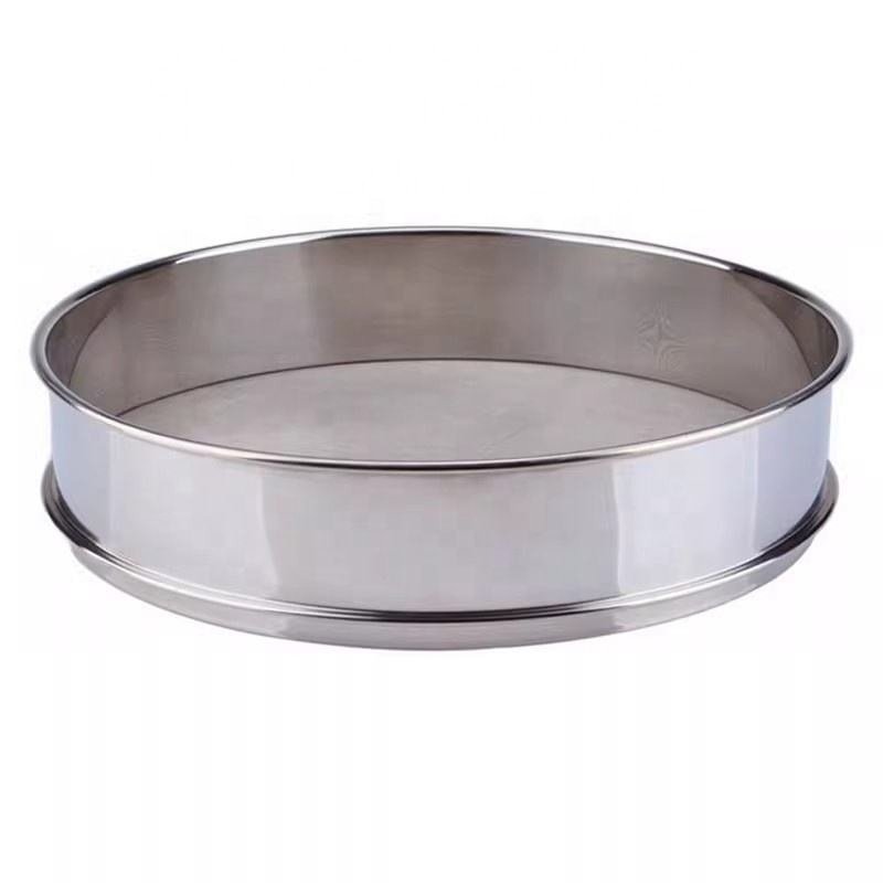 Stainless Steel Sand Sieve Round Hole Sieve micron Stainless Steel Mesh stainless Steel Wire Mesh Test Sieve