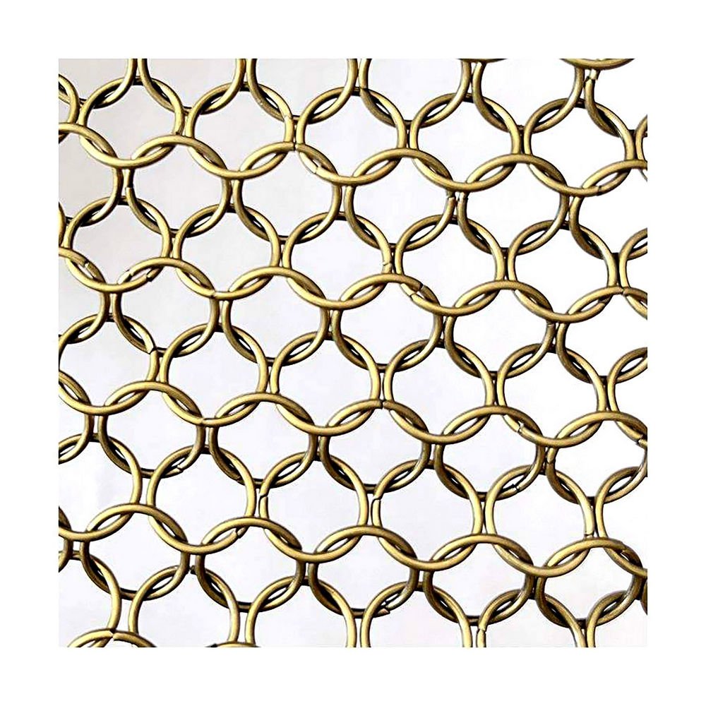 Decorative Metal Wire Mesh / Metal Ring Mesh Curtain / Chain Mail Mesh