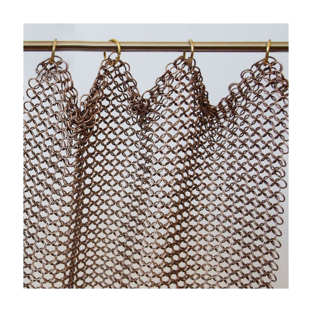 Decorative Metal Wire Mesh / Metal Ring Mesh Curtain / Chain Mail Mesh