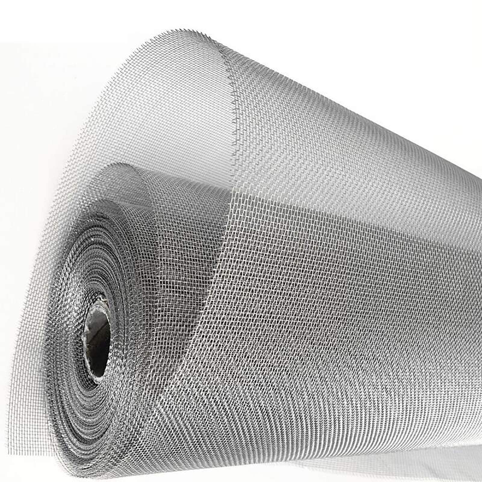 SS Woven Wire Mesh, Woven Stainless Steel Wire Mesh 304 black stainless steel anti mosquito net electrostatic spraying uv