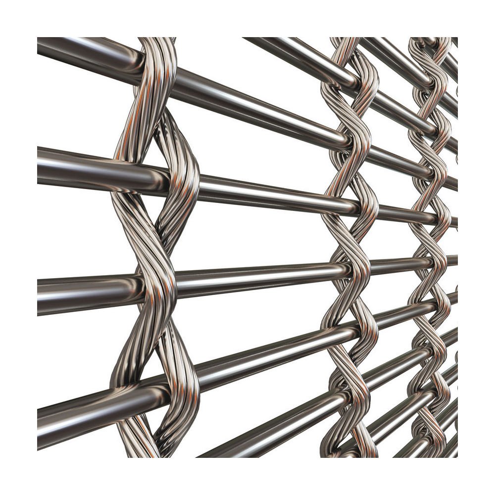 2024 New High Quality Flexible And Soft Stainless Steel Wire Mesh Decorative Mesh Chain Curtain Wall
