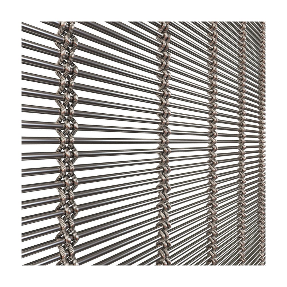 2024 New High Quality Flexible And Soft Stainless Steel Wire Mesh Decorative Mesh Chain Curtain Wall