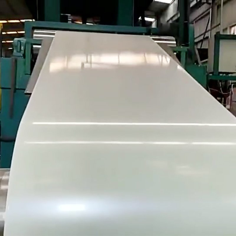 Manufacturing precoated smooth surface ASTM A653M CS color coated steel coils
