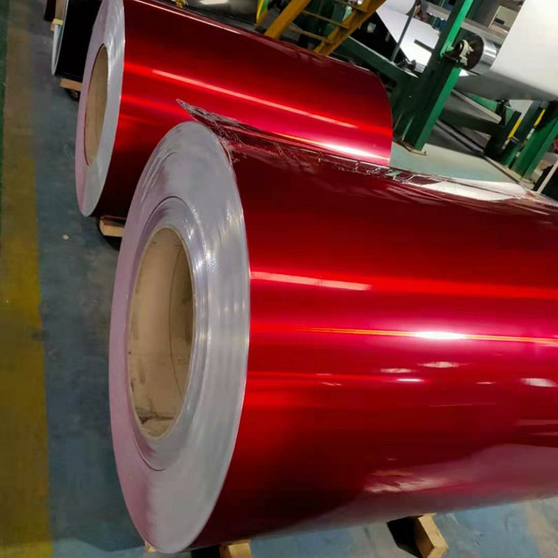 Manufacturing precoated smooth surface ASTM A653M CS color coated steel coils