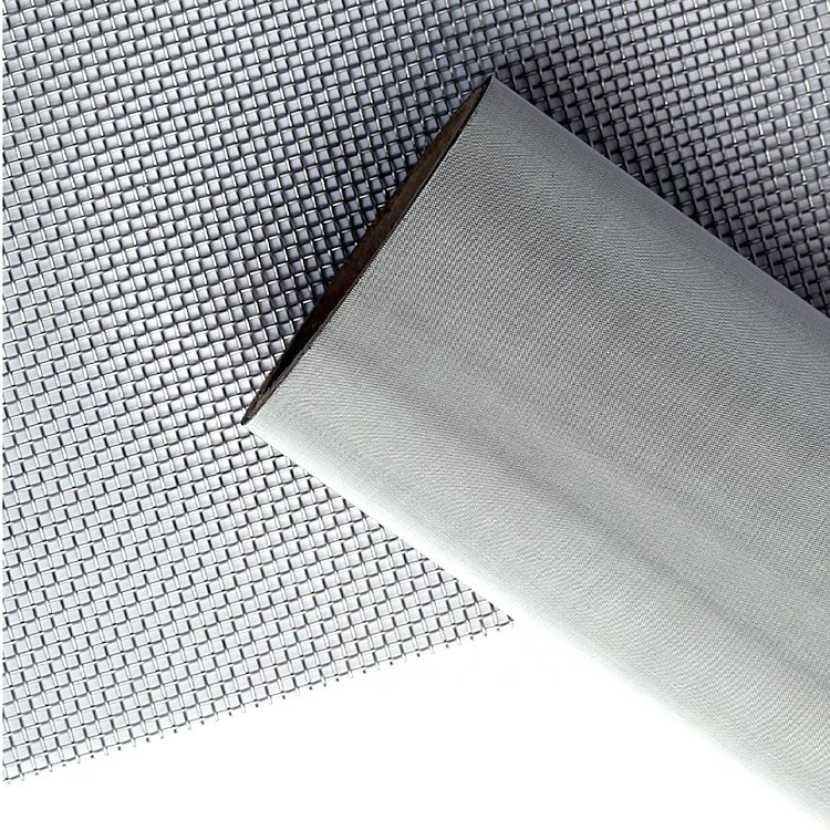 AISI 60 80/100/150/200/250/300 201 304 316 Stainless Steel Woven Wire Mesh Cloth Filter Roll/Piece