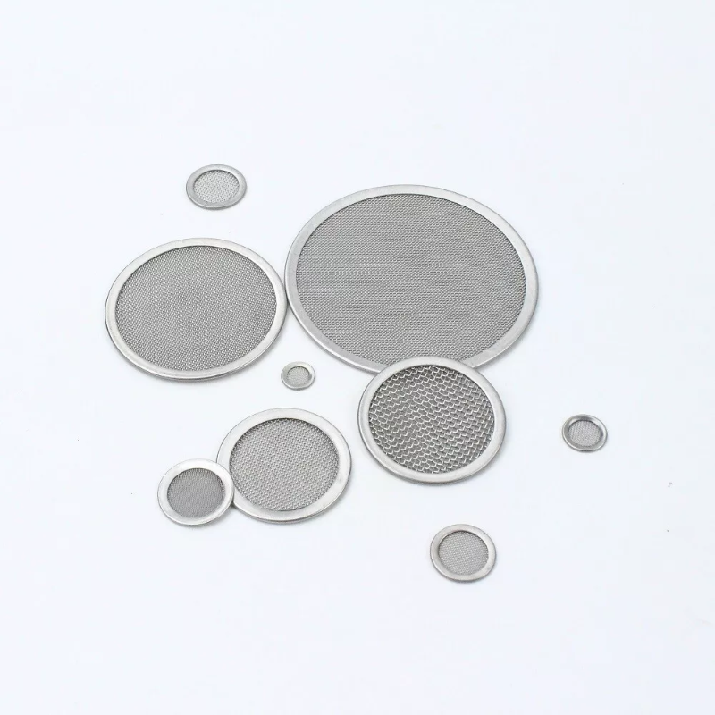 304 316 1mm Stainless Steel Wire Mesh 16 Woven Sintered Knitted Cylinder Cone Dust Filter Bags Plain Weave Cloth Element Bending