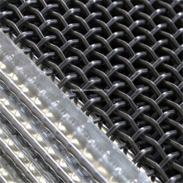 Wholesale high quality 65 Mn Steel Crimped Wire Mesh heavy industrial screens vibrating screen wire mesh