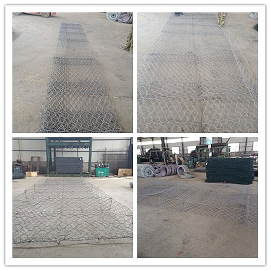PVC Coated Galvanized Gabion Basket Box Mesh with factory price 80x100mm