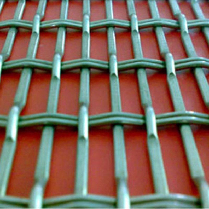 Stainless Steel Wire Crimped Mesh Galvanized Finish Dutch Plain Weave Style Filters Application Woven Cutting Bending Available