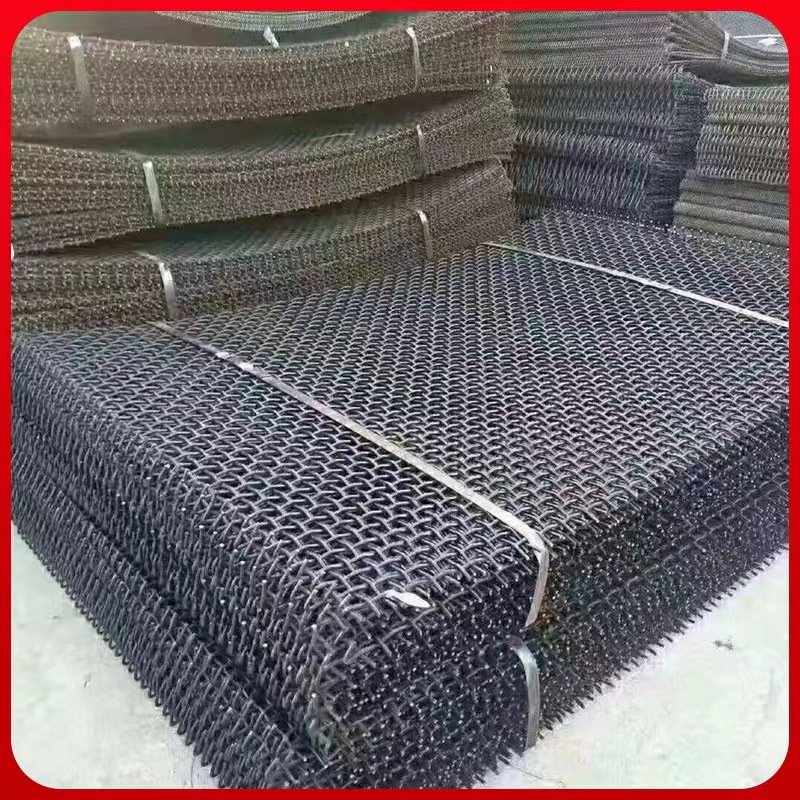 Stainless Steel Wire Crimped Mesh Galvanized Finish Dutch Plain Weave Style Filters Application Woven Cutting Bending Available