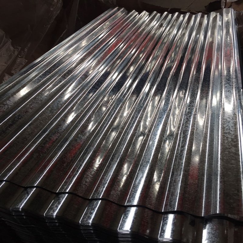 24 gauge thickness zinc steel roofing sheets 4*8 FT Gi Sheet galvanized z30 corrugated metal roofing sheet for walls