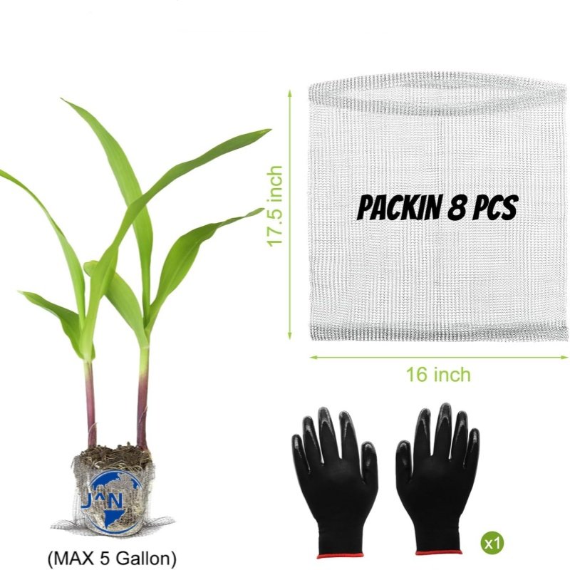 15 Gallon Stainless Steel Wire Mesh Cages Root Guard Baskets For Underground Gopher and Vole Protect The Roots of Large Plants