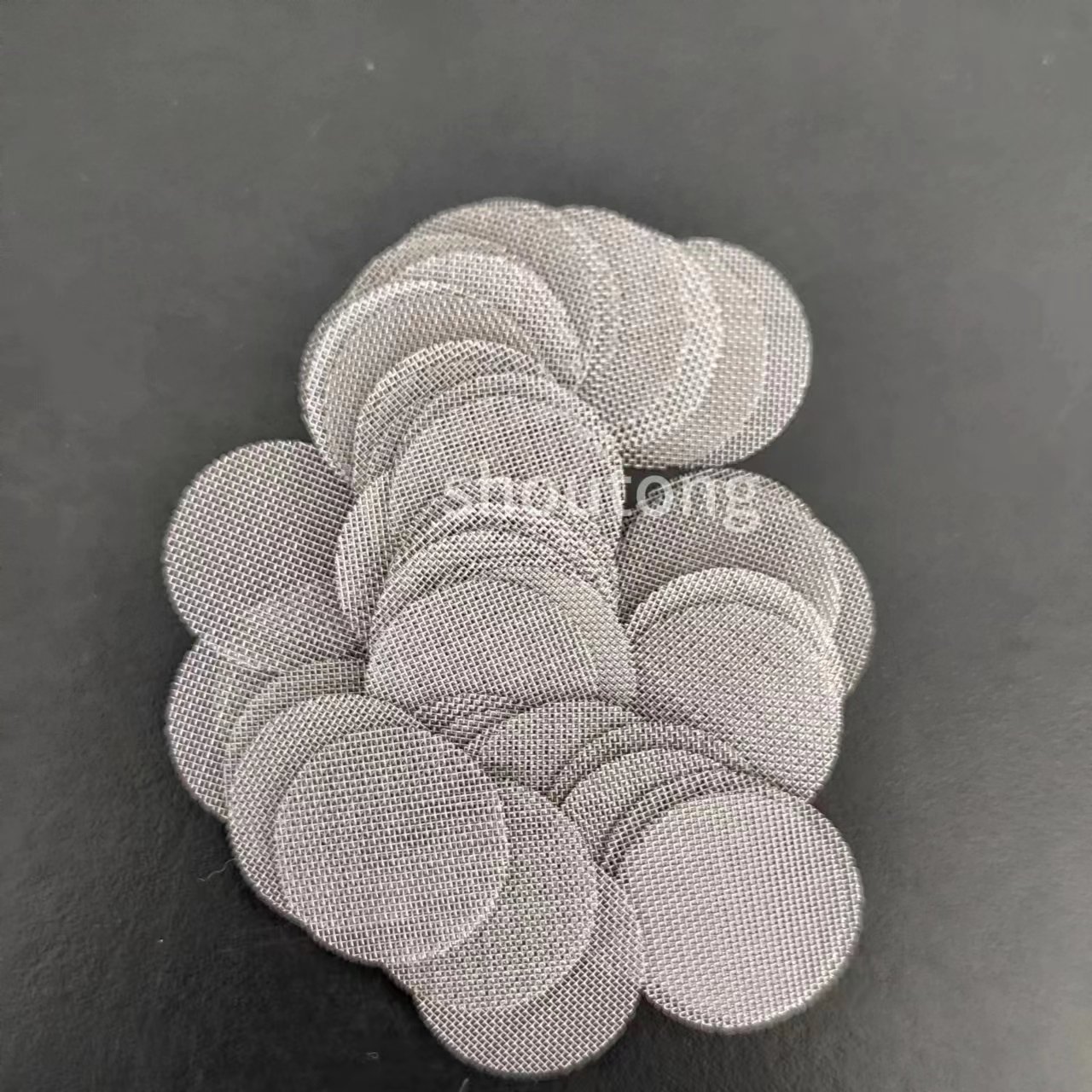 2024 new 0.015 hole 60 mesh 19mm OD titanium smoking pipe screen