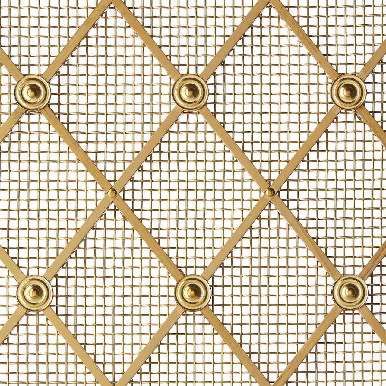 Antique Brass Finish Ornamental Stainless Steel Wire Mesh for Furniture & Home Decor