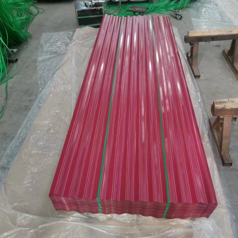 Customized Zinc galvanized corrugated roofing sheets corrugated steel coil mould roofing tiles