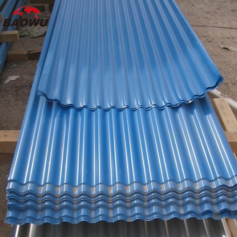 PPGI galvanized steel roof sheet Color Coated Galvanized Corrugated Roofing Sheets for Building