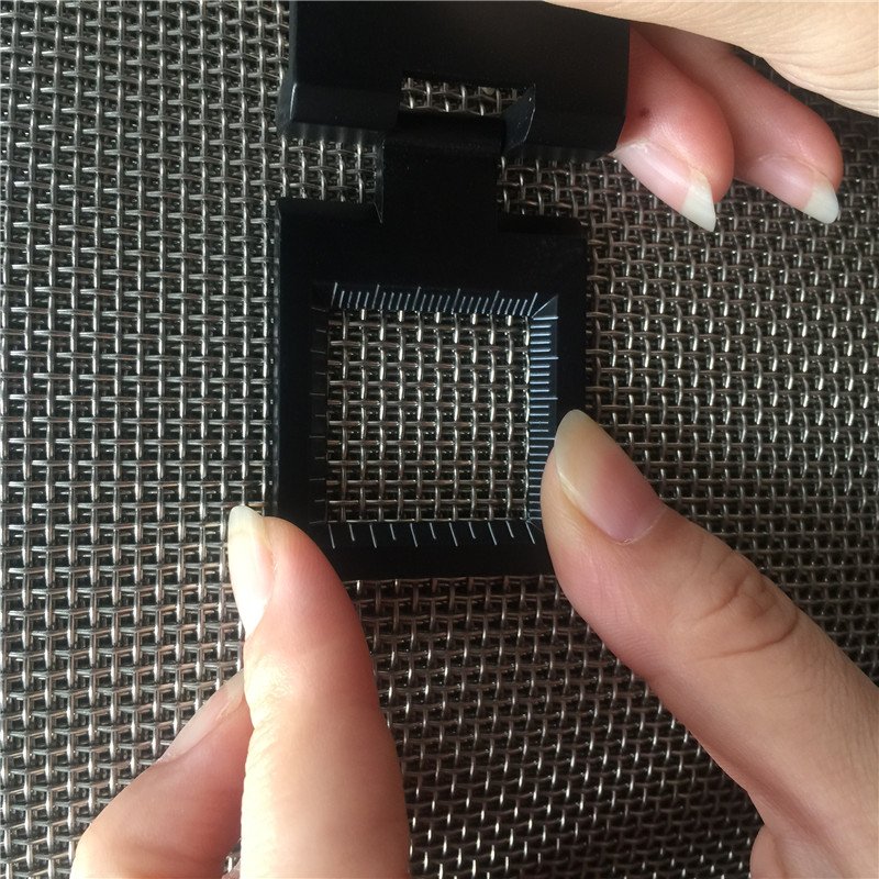 304 316 black powder coated stainless steel fly proof bulletproof security safety woven wire door net mesh