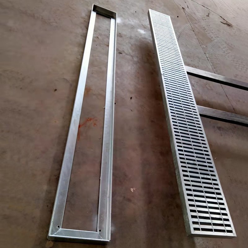 Light duty heel proof grating walkable galvanized steel grille