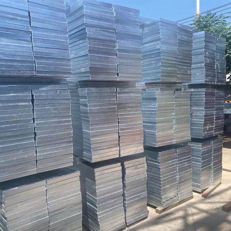 Light duty heel proof grating walkable galvanized steel grille