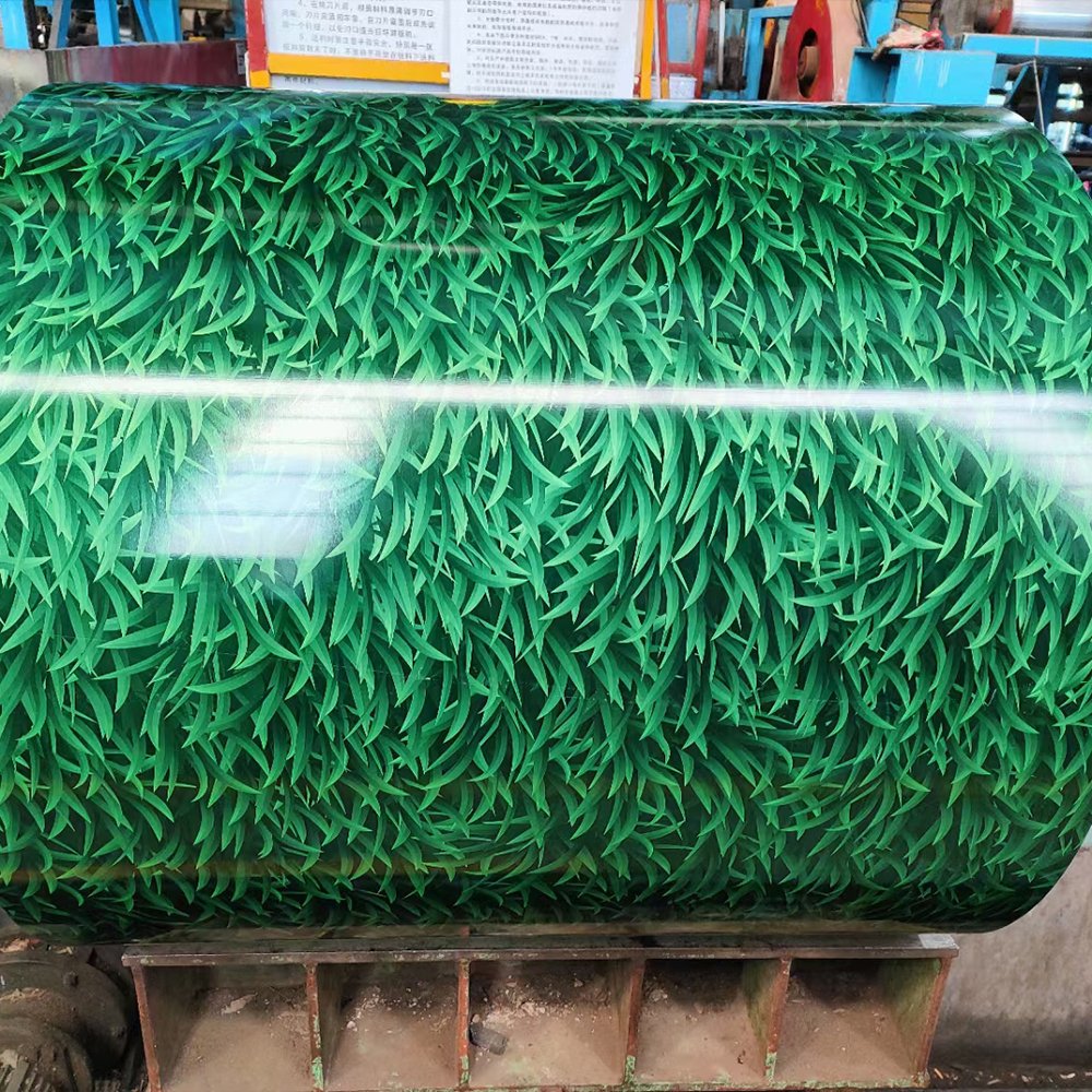 Dx51d Galvanized Ppgi Prepainted Color Steel Coil Ppgi Steel Coil Printed Wood Grain Color Coated Coils
