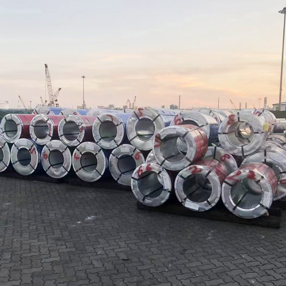 Dx51d Galvanized Ppgi Prepainted Color Steel Coil Ppgi Steel Coil Printed Wood Grain Color Coated Coils