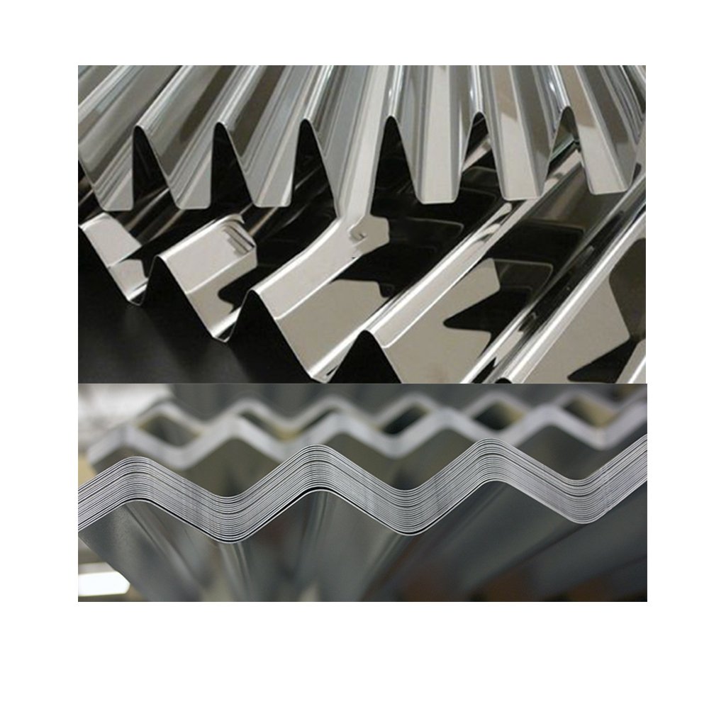 Factory Direct Galvanized Metal Panels GI Stainless Steel Corrugated Roofing Sheet water ripple stainless steel sheet