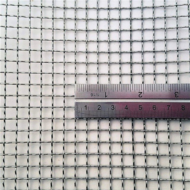 Stainless steel sieve mesh mine screen 304 316 stainless steel woven crimped wire mesh screen