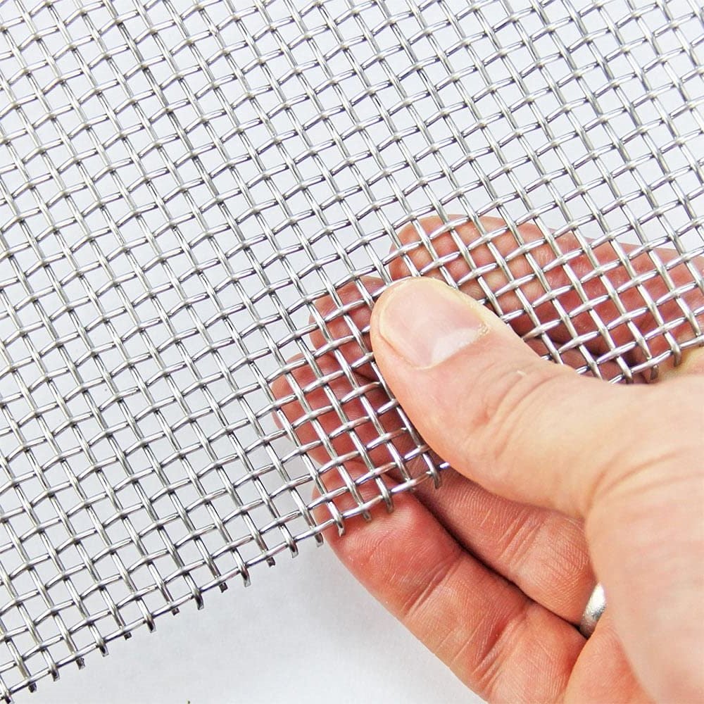 Crimped Woven Stainless Steel Wire Mesh / Galvanized Square Woven Wire Mesh Weave Mesh Screen