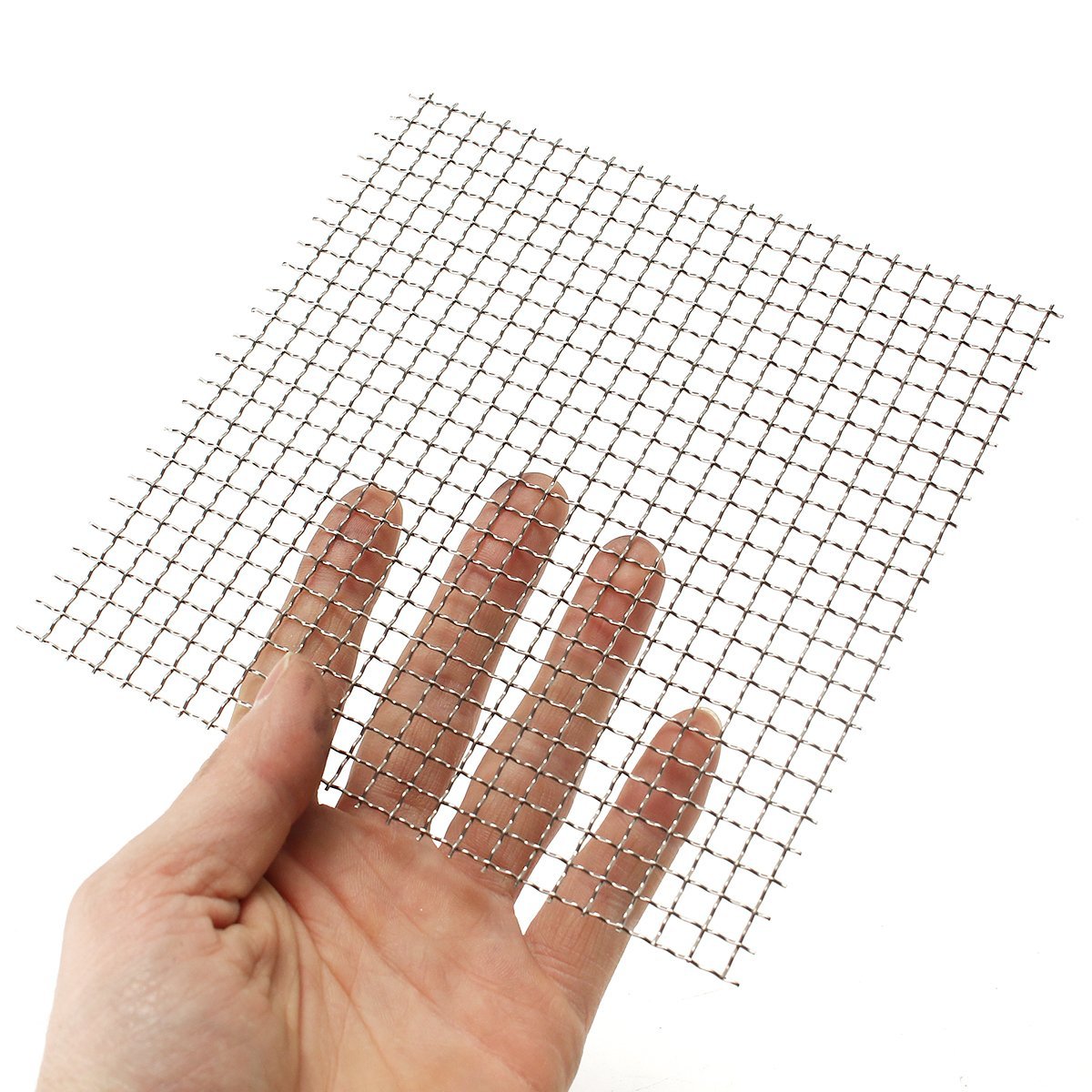 Crimped Woven Stainless Steel Wire Mesh / Galvanized Square Woven Wire Mesh Weave Mesh Screen