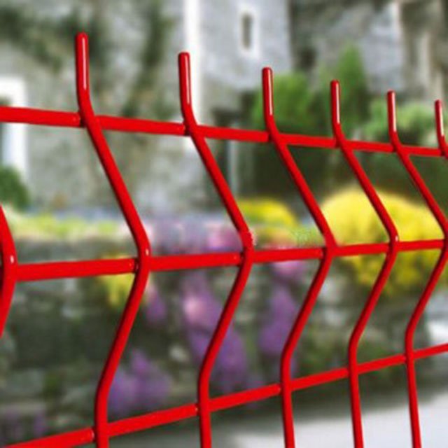 Wholesale Hot Selling Commercial Galvanized Steel Welded Curved 3D Wire Mesh Fence Garden Mesh Fence