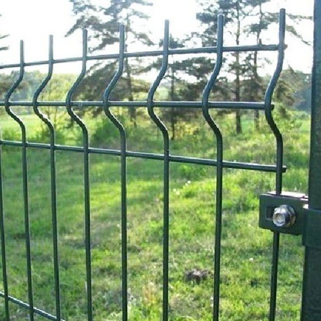 Wholesale Hot Selling Commercial Galvanized Steel Welded Curved 3D Wire Mesh Fence Garden Mesh Fence