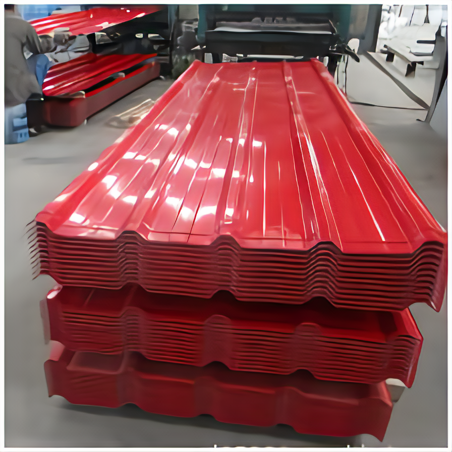 Prepainted GI iron sheet PPGI Roof Tiles Color Coated Galvanized Corrugated Metal steel sheet