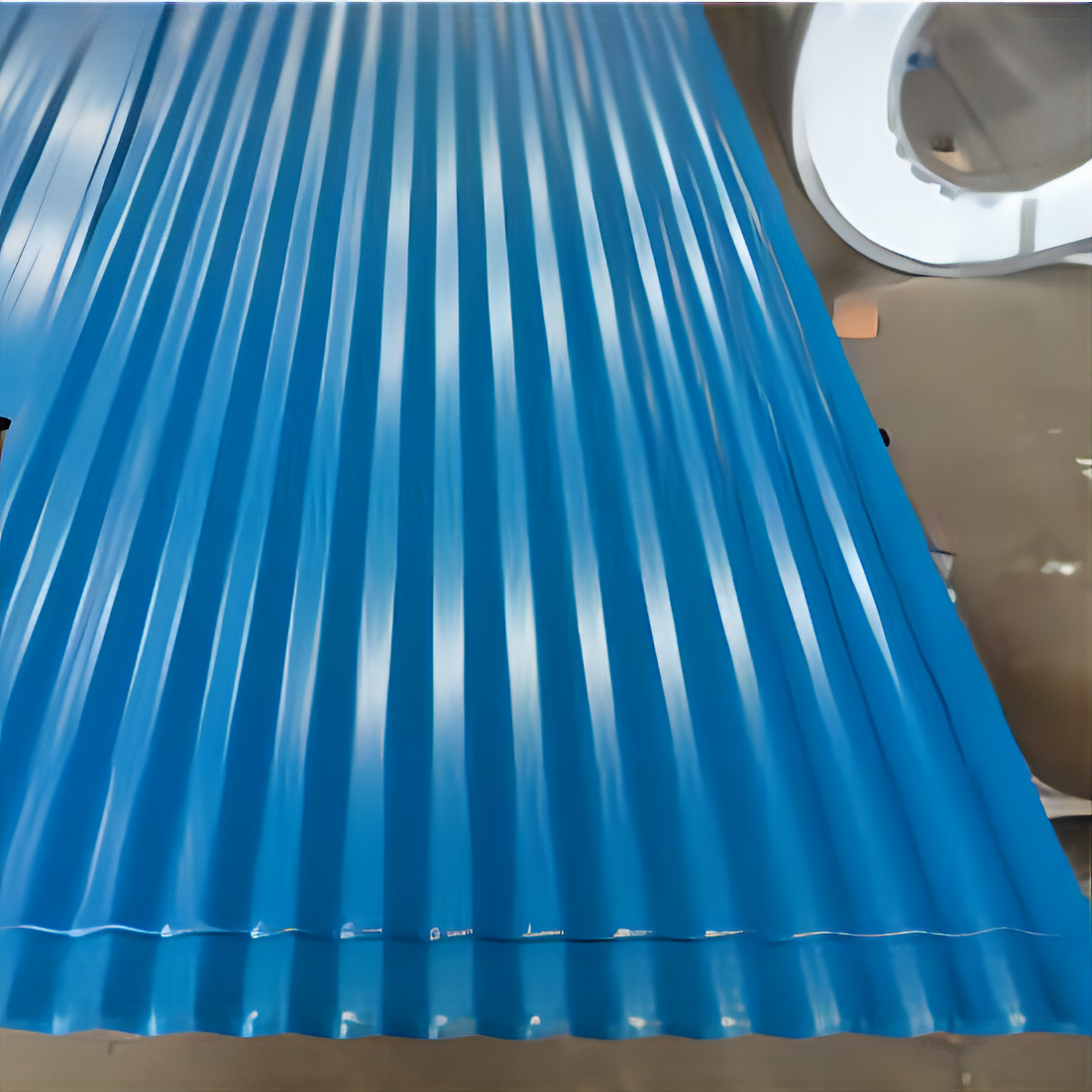 Prepainted GI iron sheet PPGI Roof Tiles Color Coated Galvanized Corrugated Metal steel sheet