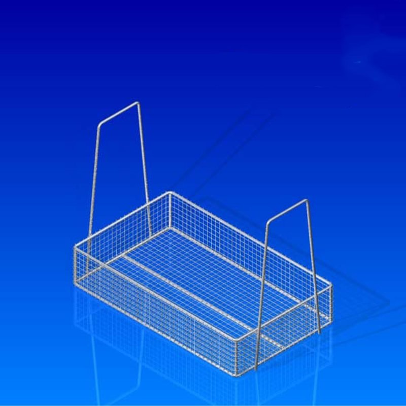 Stainless Steel 304 Woven Mesh Baskets for Kitchen Storage and Fruit Washing