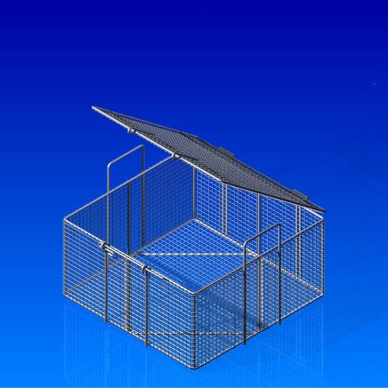 304 Stainless Steel Woven Baskets with Custom Logo Sleek and Modern 304 Stainless Steel Baskets